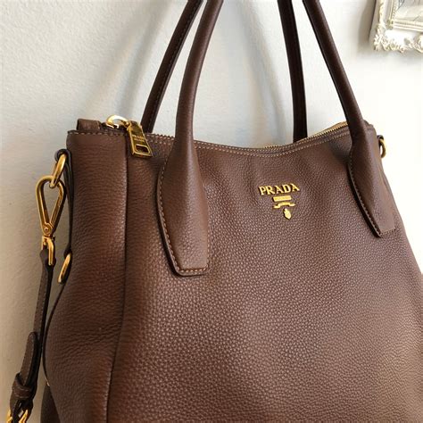 prada purse brown thomas|vintage Prada brown leather bag.